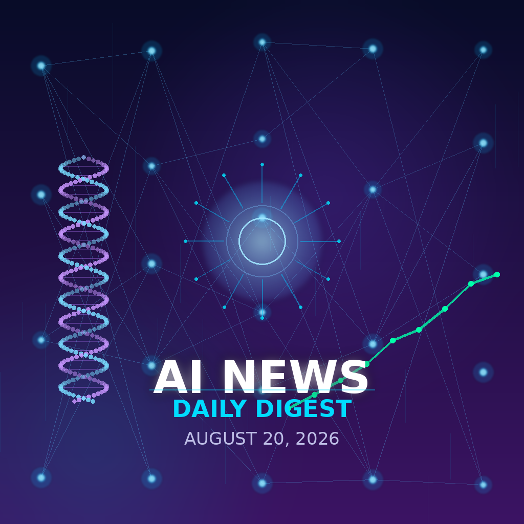 AI News August 20, 2026: Anthropic Raises Its Own Catastrophic-Misalignment Risk Rating, Claude Designs Working Proteins, Unitree's 'Superman' Robot Hits the Stock Market, ChatGPT Lands for Teens, and Nvidia Nears a $100B OpenAI Backstop